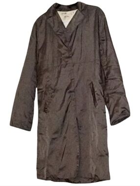 Olive Green Lightweight Jacket Trenchcoat Gray Trench Coat Grey Tommy Hilfiger